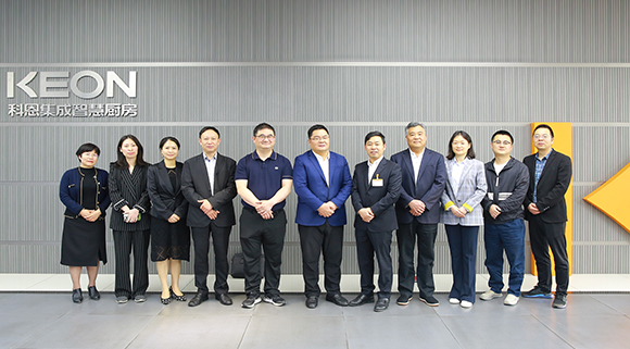 嵊州市政協副主席裘慶軍一行蒞臨科恩參觀指導！